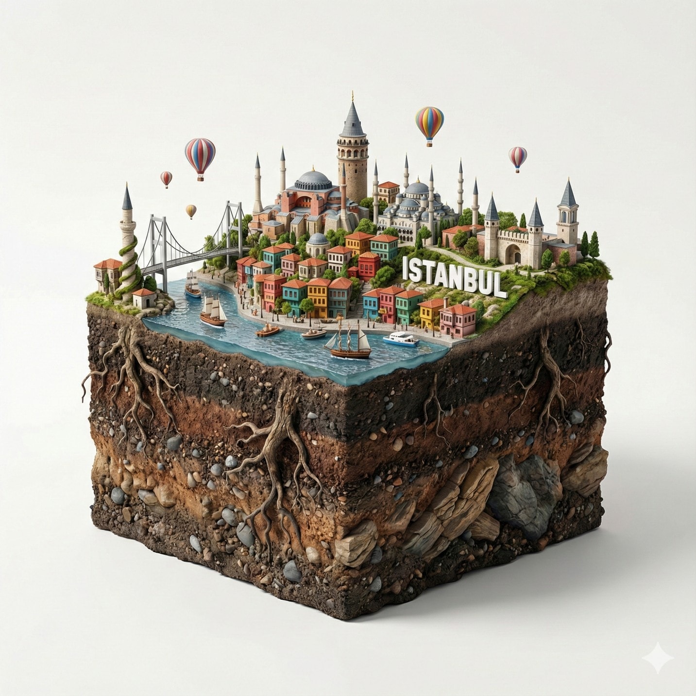 3D City Prompt 生成效果示例