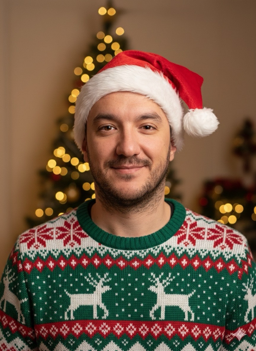 Cozy Christmas Smile 生成效果示例