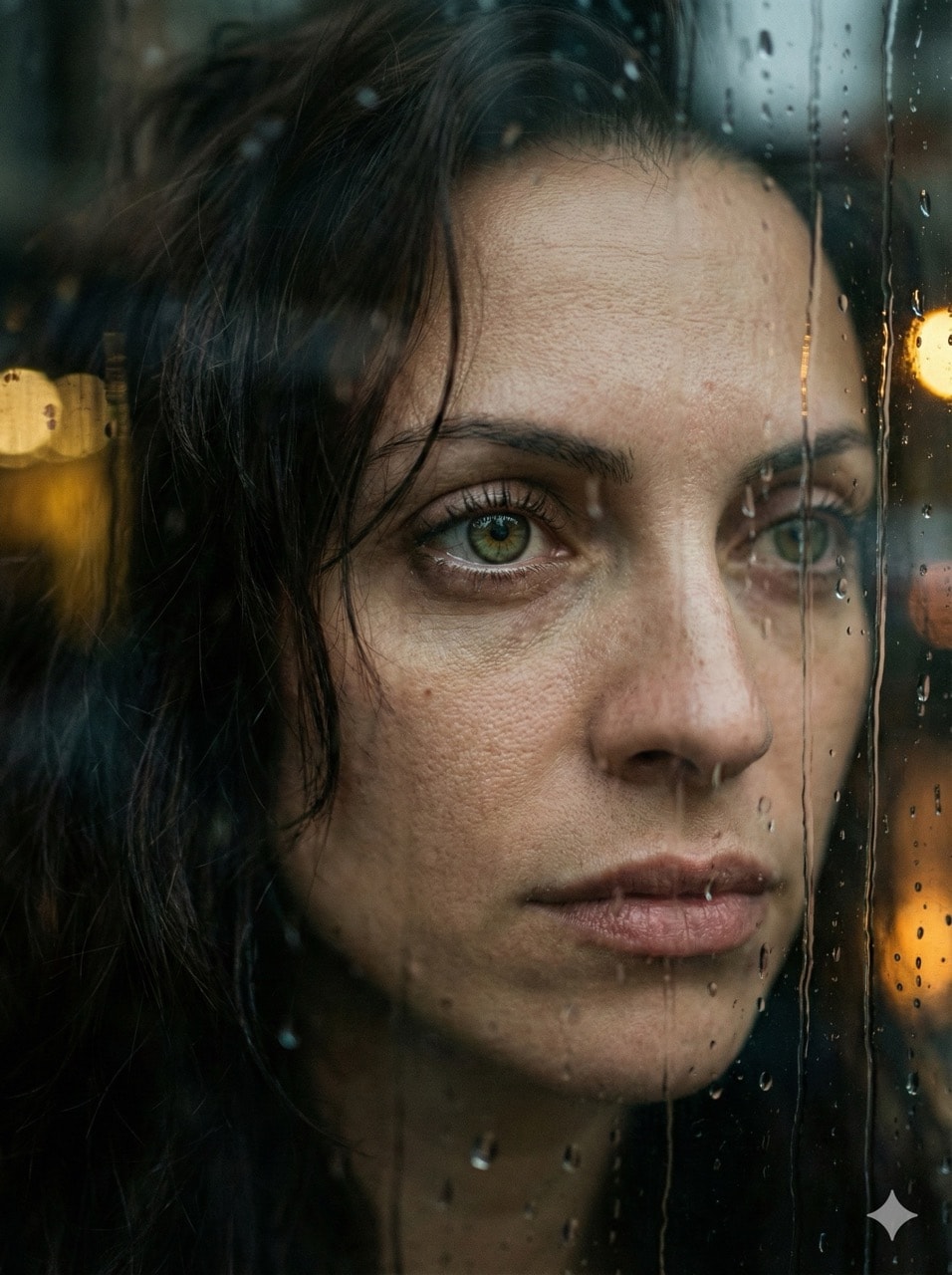 Through the Glass: One Eye in Focus 效果示例