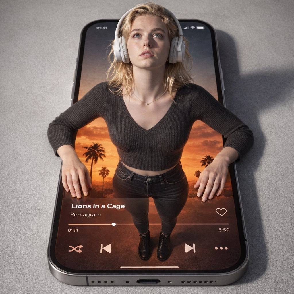 Surreal CGI-Photography Hybrid Portrait 生成效果示例