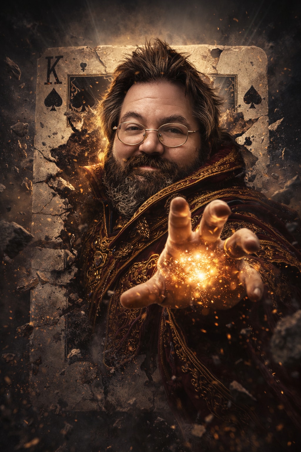 Playing Card Sorcerer Portrait 生成效果示例