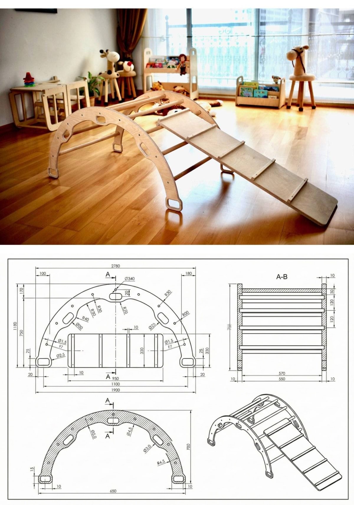 3D Mechanical Part Image to Technical Drawing Conversion 生成效果示例