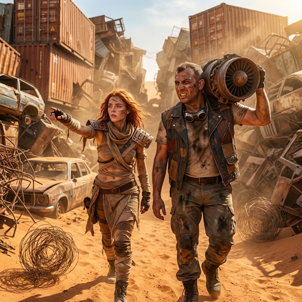 Echoes of the Rust Age 生成效果示例
