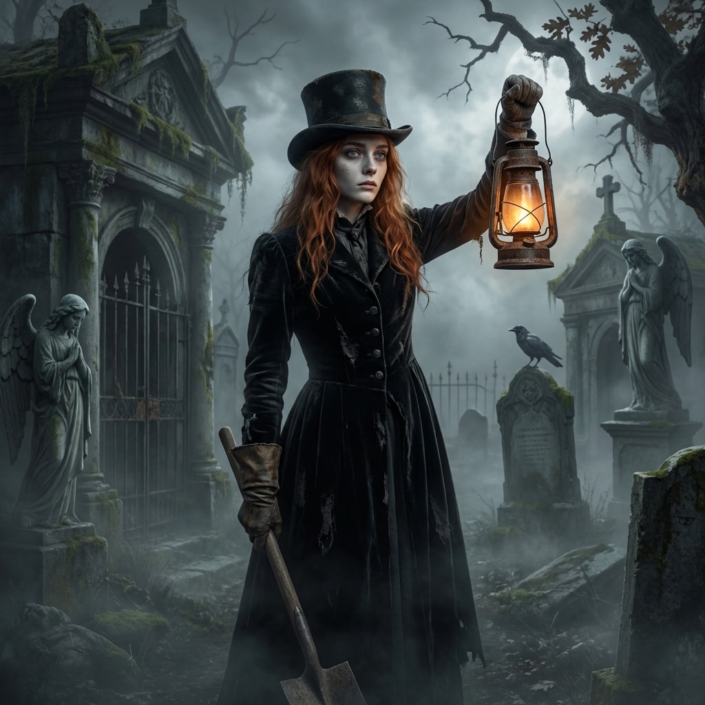 The Gravedigger's Vigil 生成效果示例