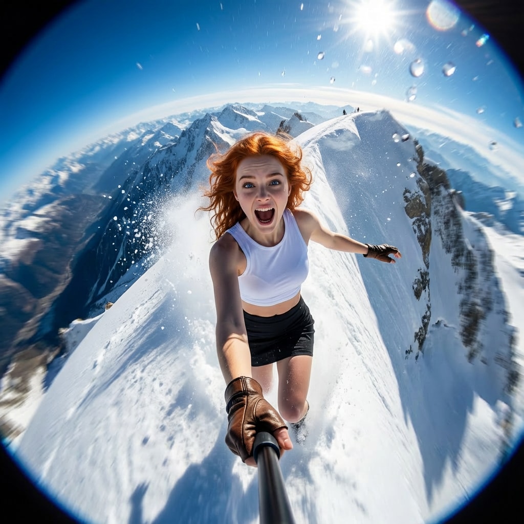 Alpine Freefall 生成效果示例