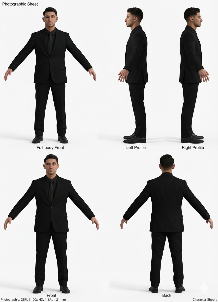 Ultra-Realistic 3D Character Avatar Creation 生成效果示例