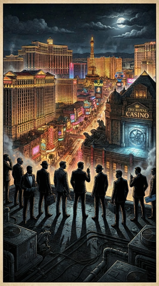 Ocean’s Eleven Movie Poster Illustration 生成效果示例