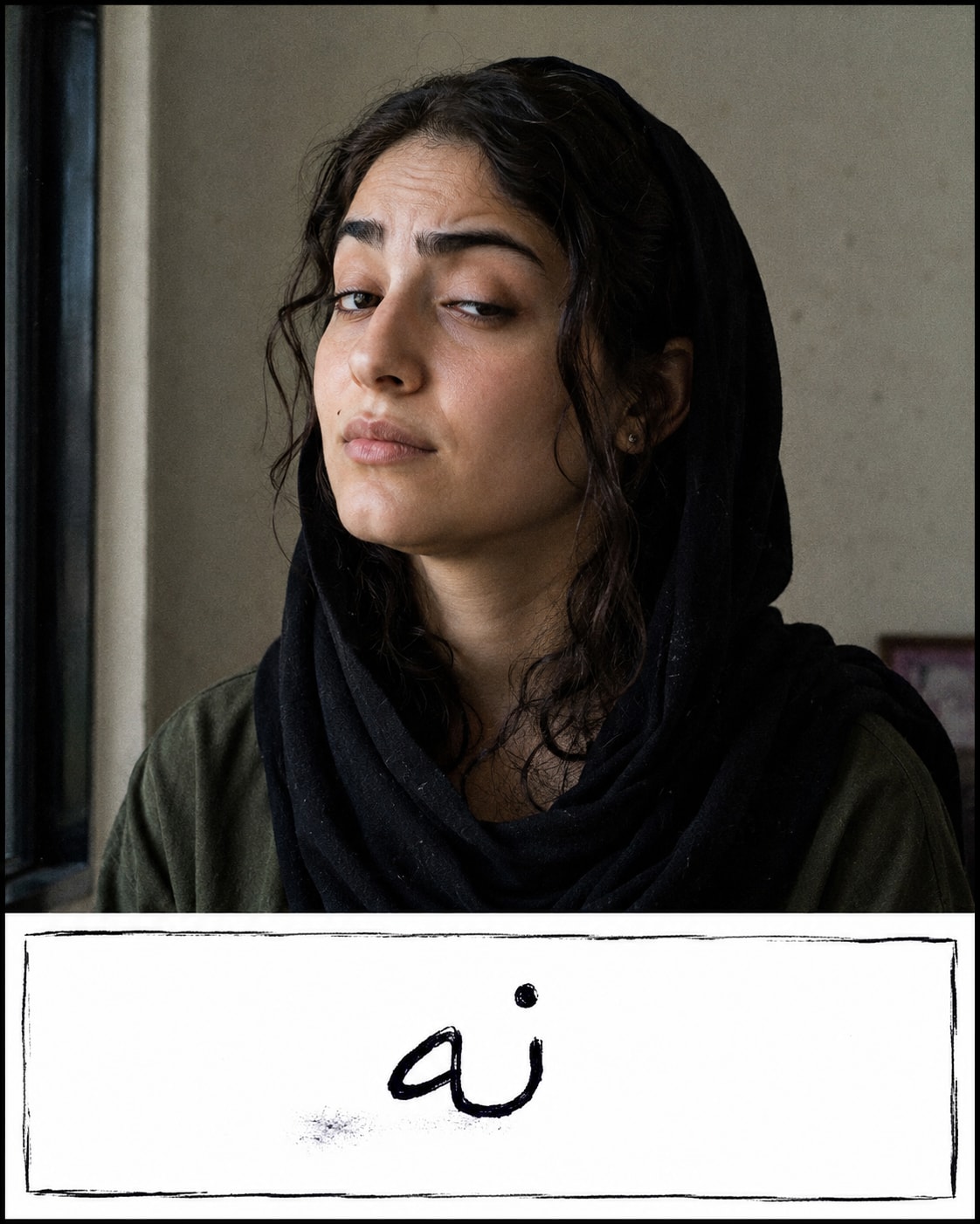 Persian Silent “No” Documentary Portrait 生成效果示例