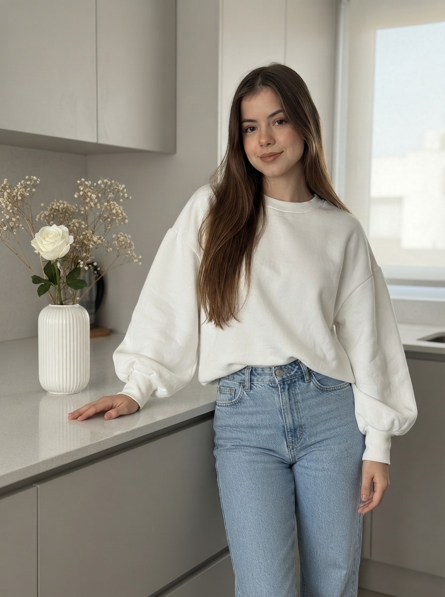Cozy Minimalist Kitchen Portrait 生成效果示例