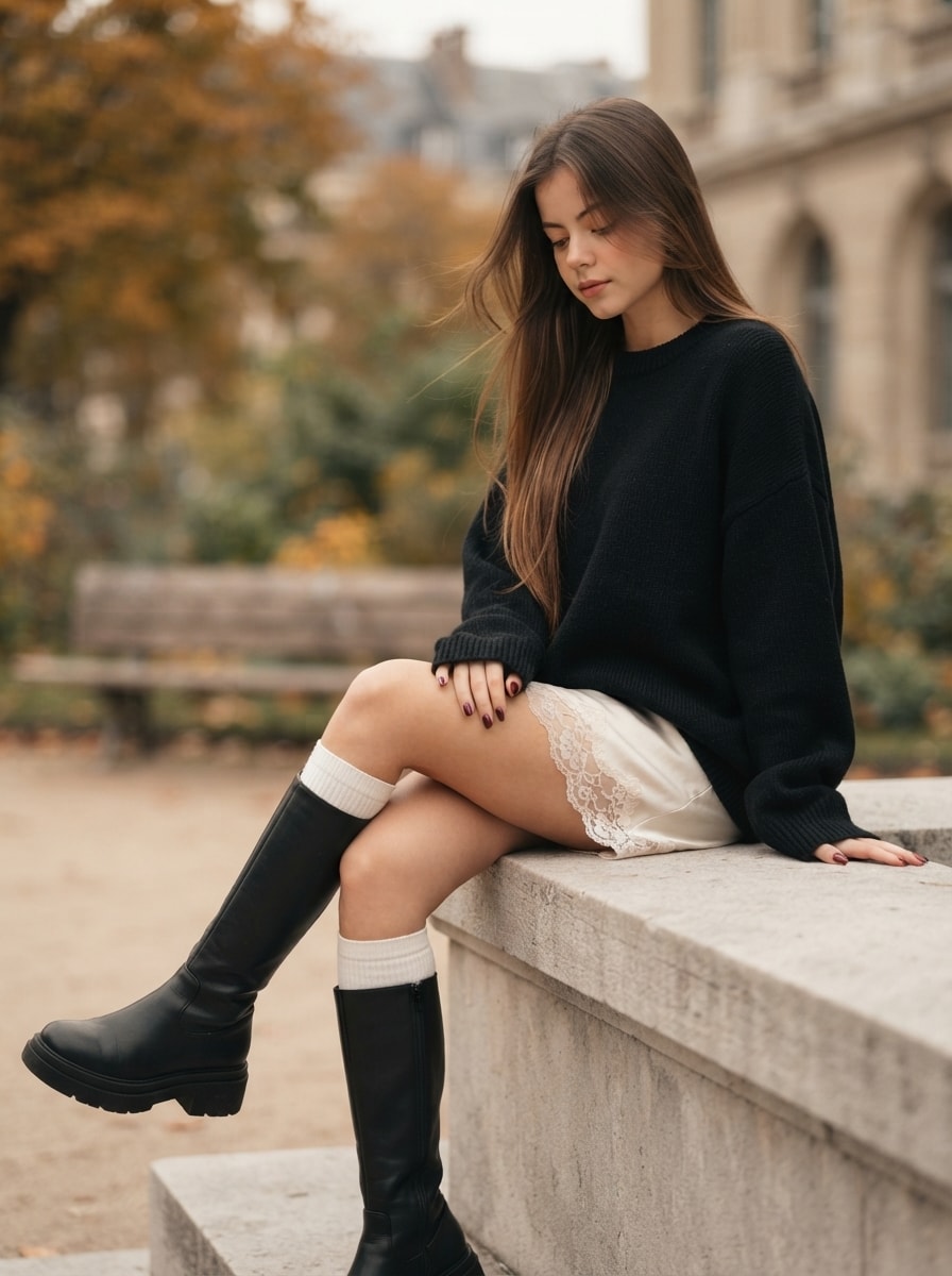 Quiet Luxury Autumn Editorial Portrait 生成效果示例